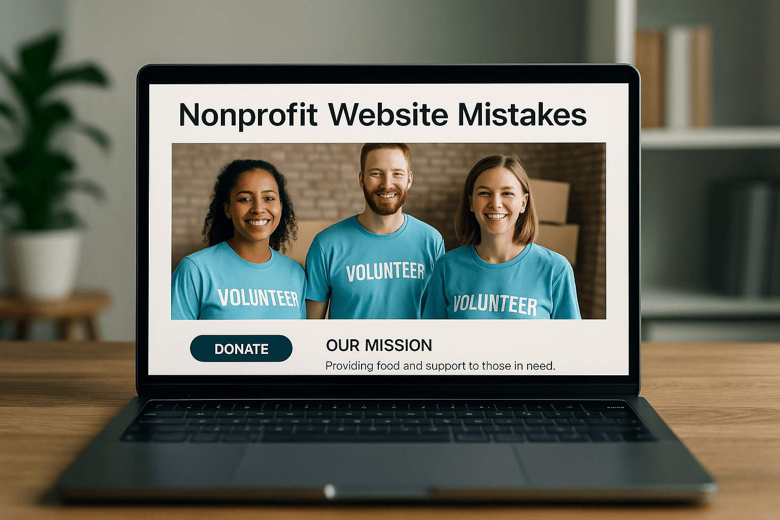 Common Nonprofit website mistakes