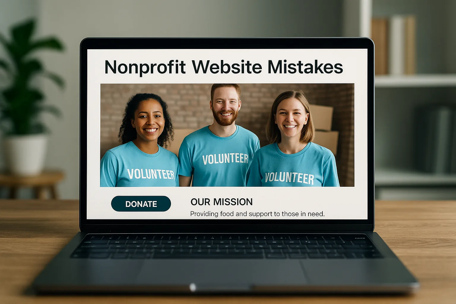 Common Nonprofit website mistakes